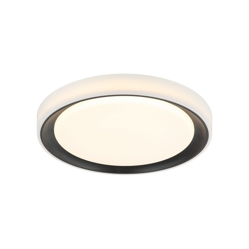 Matteo Lighting M19015BK LED Flush Mount, Black