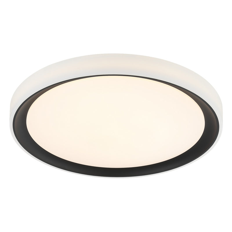 Matteo Lighting M19019BK LED Flush Mount, Black