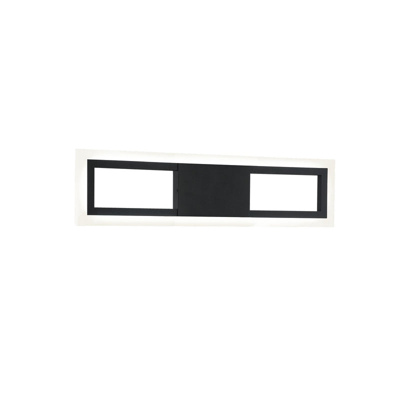 Matteo Lighting S02518MB LED Wall Sconce, Matte Black