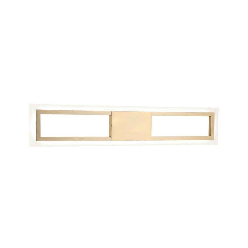 Matteo Lighting S02524AG LED Wall Sconce, Aged Gold Brass