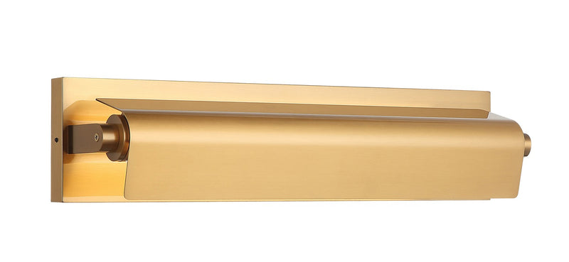 Matteo Lighting S16319AG LED Wall Sconce, Aged Gold Brass