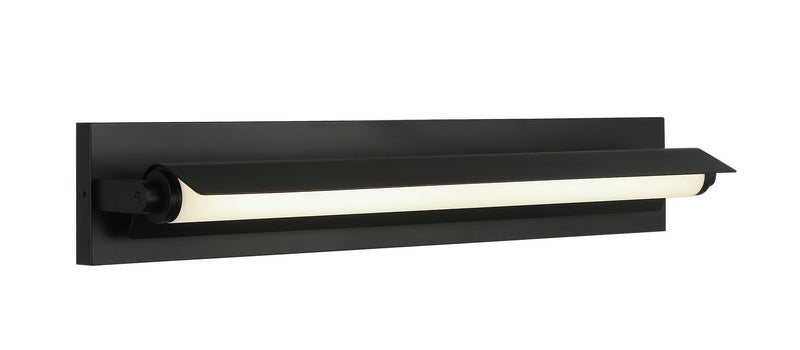 Matteo Lighting S16325BK LED Wall Sconce, Black
