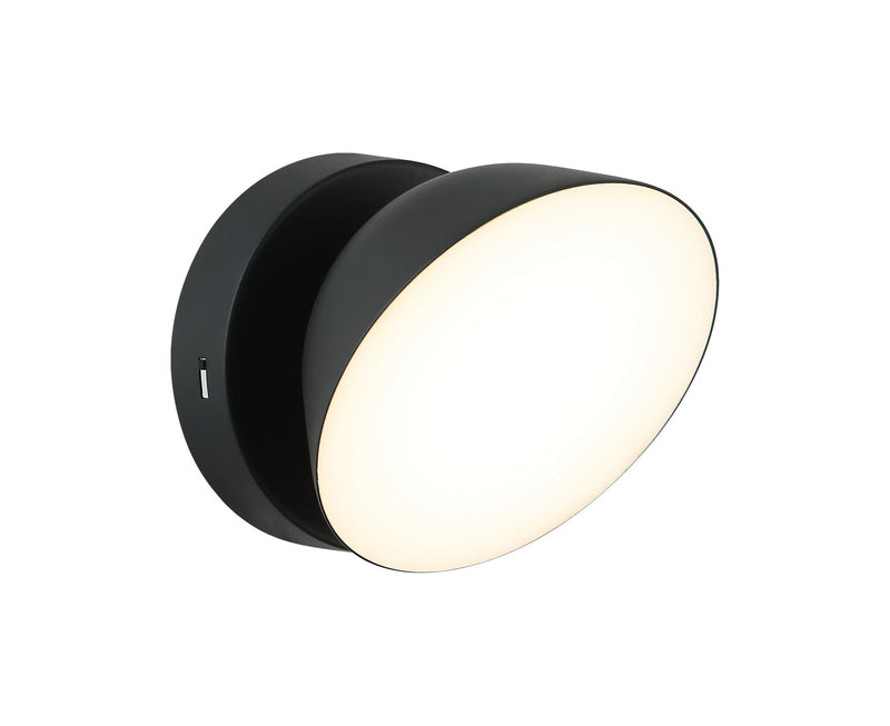 Matteo Lighting S18801MB LED Wall Sconce, Matte Black