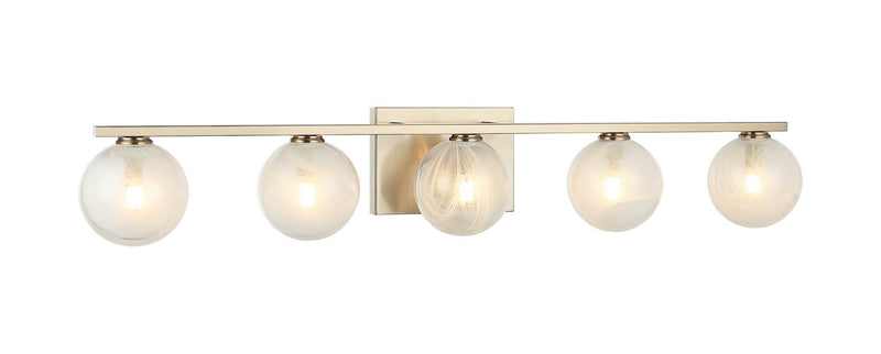 Matteo Lighting W30705CG LED Wall Sconce, Champagne Gold