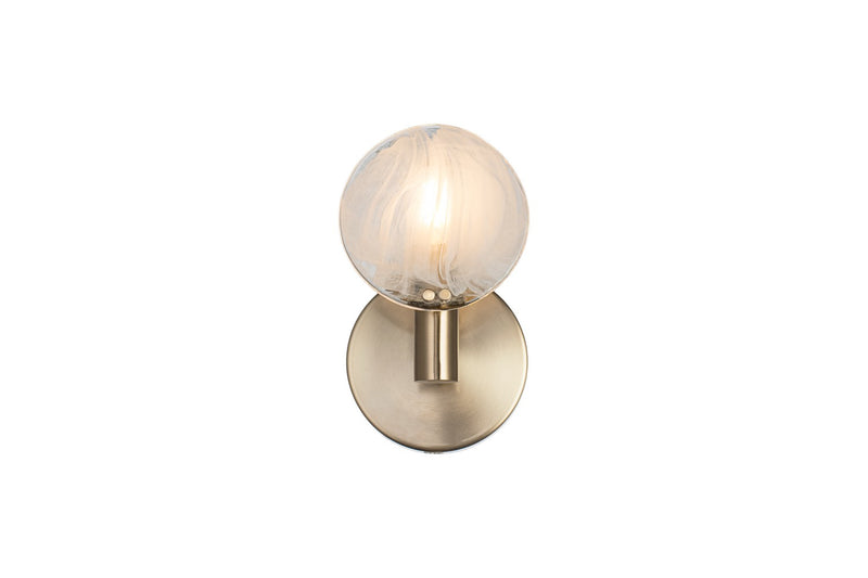 Matteo Lighting W33801CG One Light Wall Sconce, Champagne Gold