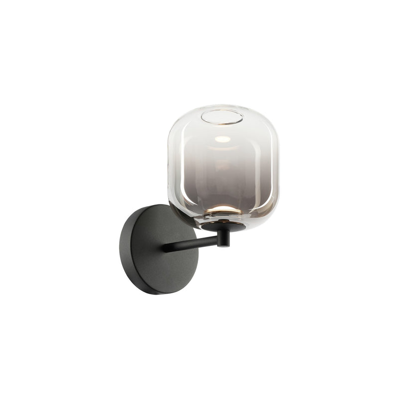 Matteo Lighting W37401MBSM LED Wall Sconce, Matte Black