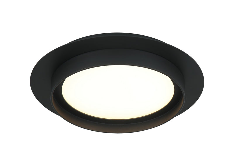 Matteo Lighting X20212MB LED Flush / Wall Mount, Matte Black