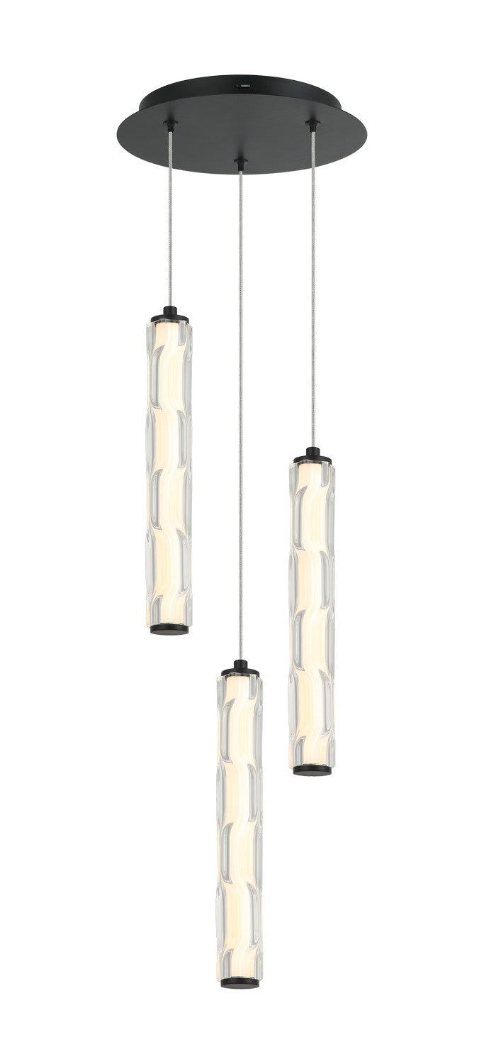 Matteo Lighting C31803MB LED Pendant, Matte Black