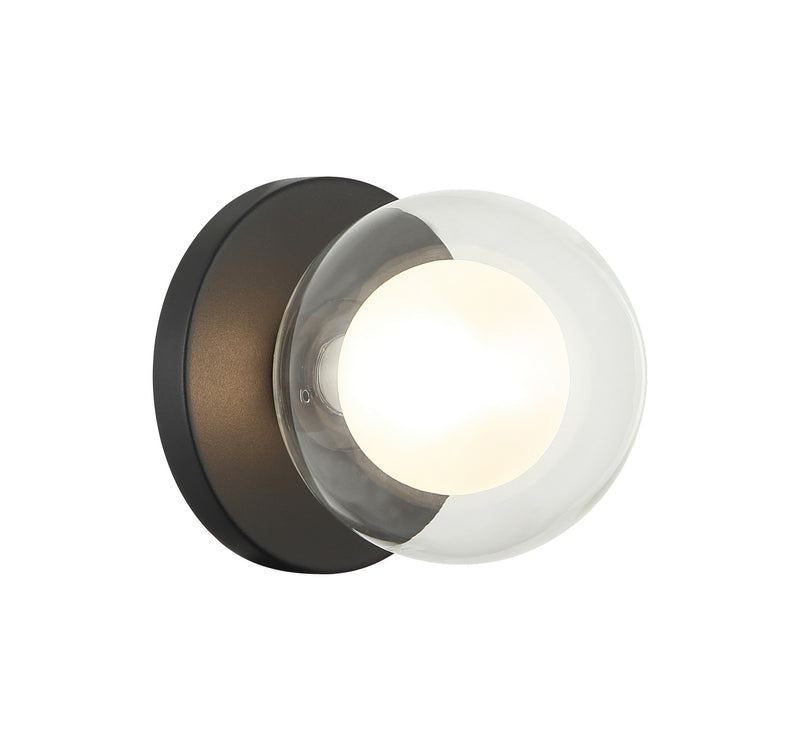 Matteo Lighting WX33001MB LED Wall Sconce/Ceiling Mount, Matte Black