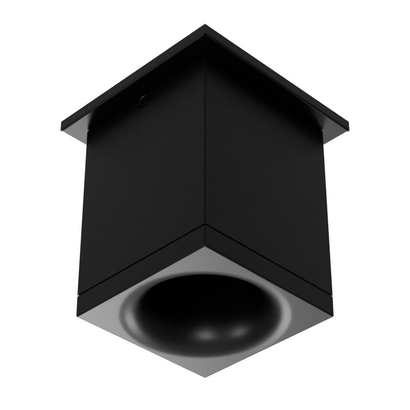 W.A.C. Lighting C4ST-NCS-PBK LED Flush Mount, Arc Black