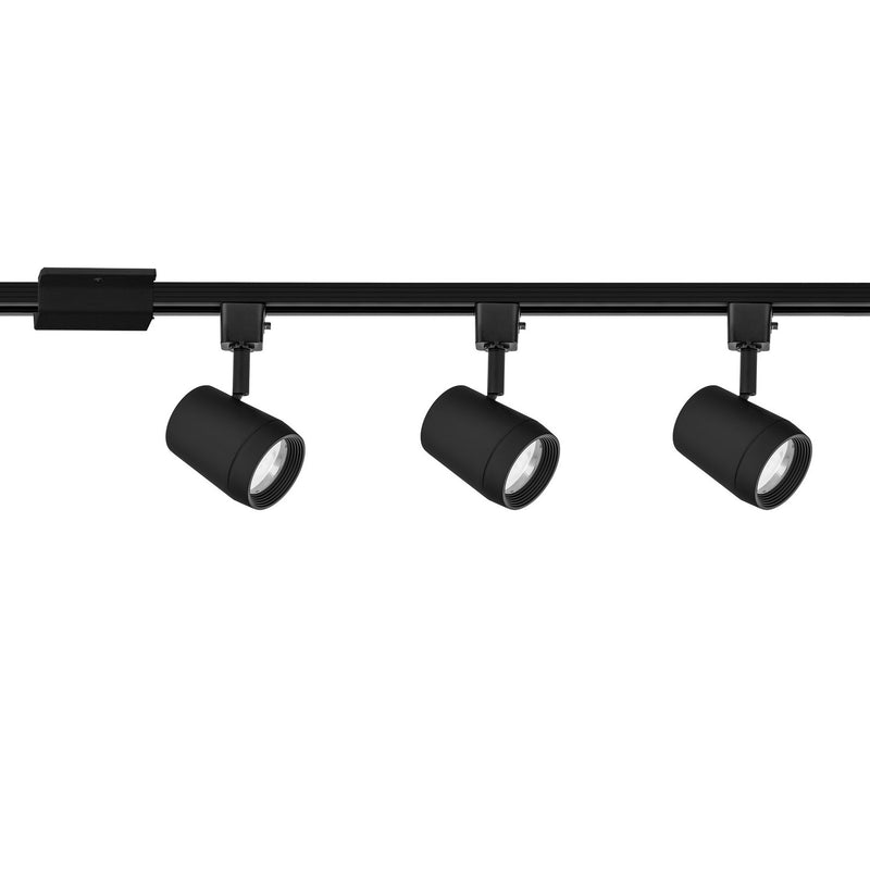 W.A.C. Lighting H-7011/3-CS-BK LED Track Luminaire, Black