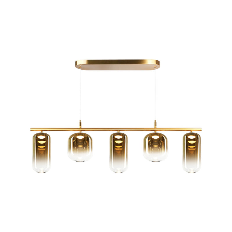 Matteo Lighting C37405AGAG LED Chandelier, Aged Gold Brass