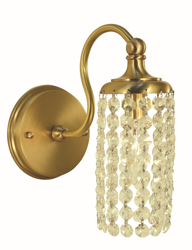 Framburg 5901 BR One Light Wall Sconce, Brushed Brass
