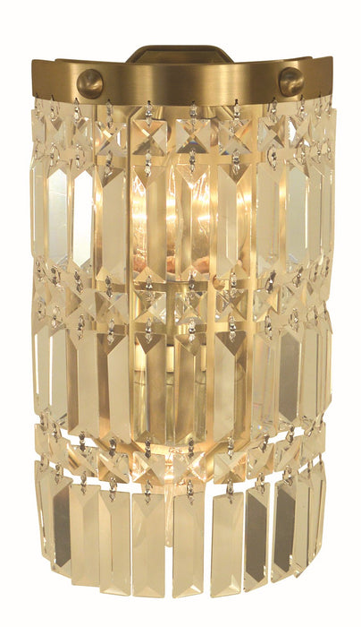 Framburg 5947 BR Two Light Bath Sconce, Brushed Brass