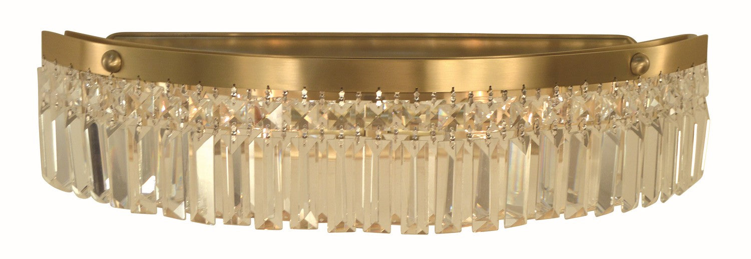 Framburg 5948 BR Two Light Bath Sconce, Brushed Brass