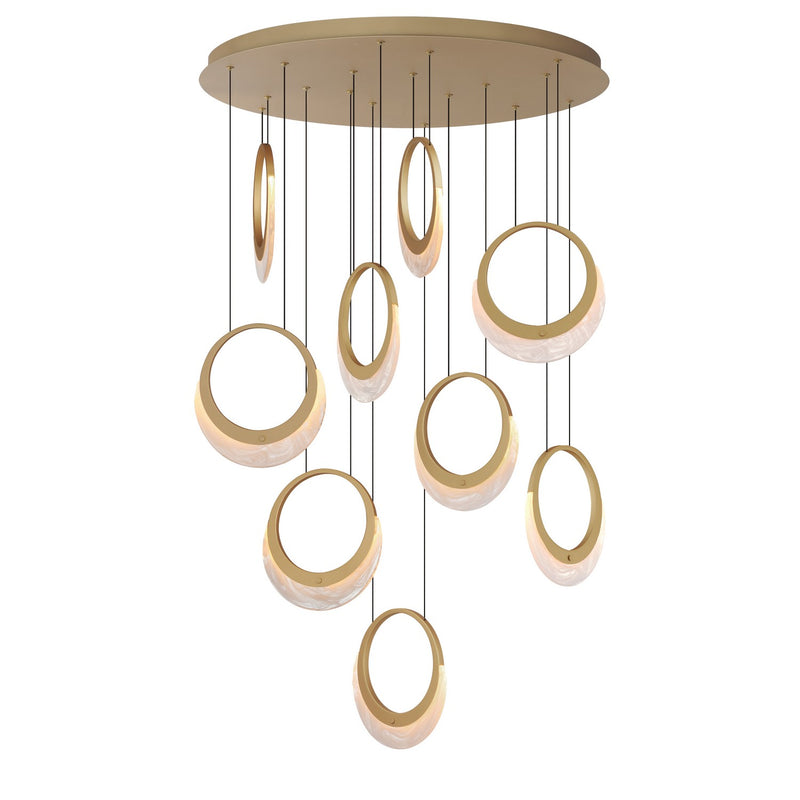 ET2 E23918-112GLD LED Pendant, Gold