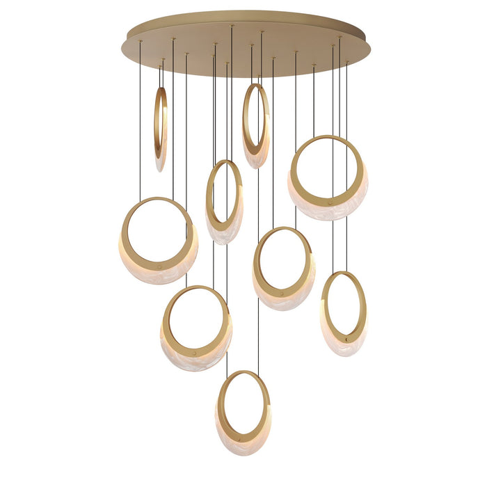 ET2 E23918-112GLD LED Pendant, Gold