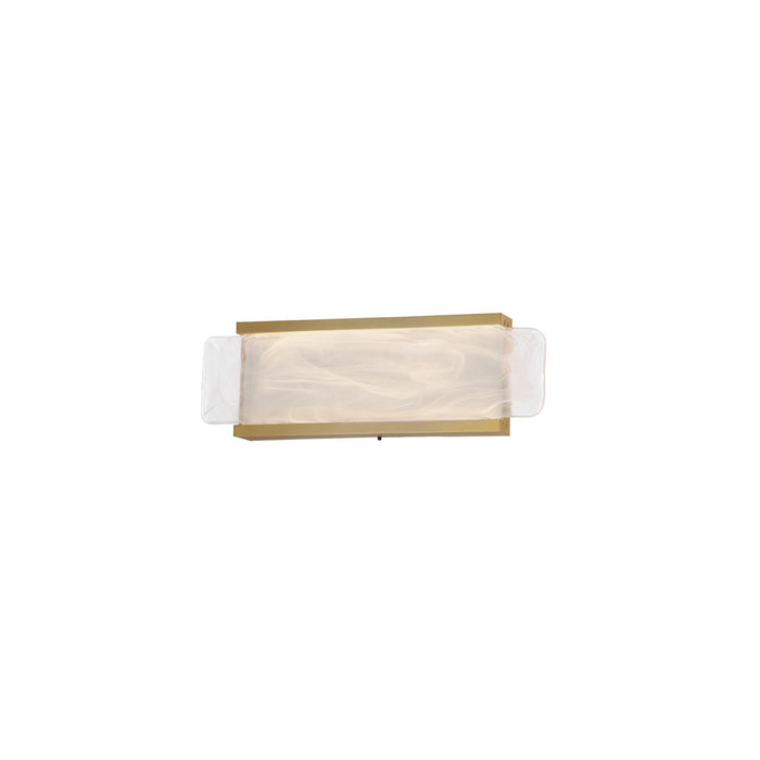 ET2 E24431-112NAB LED Bath Vanity, Natural Aged Brass