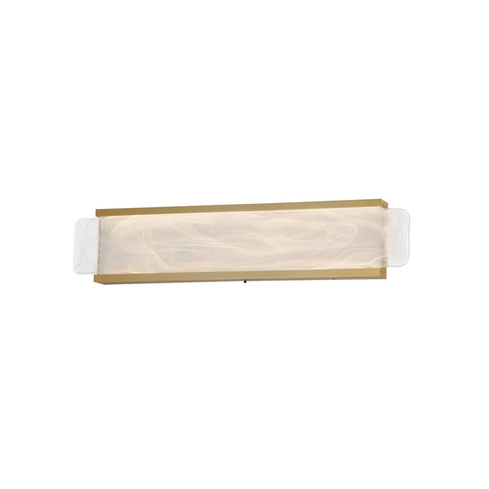ET2 E24432-112NAB LED Bath Vanity, Natural Aged Brass
