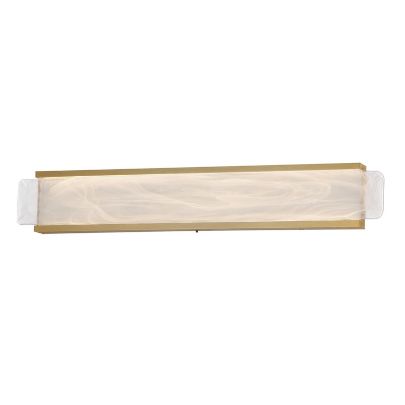 ET2 E24433-112NAB LED Bath Vanity, Natural Aged Brass