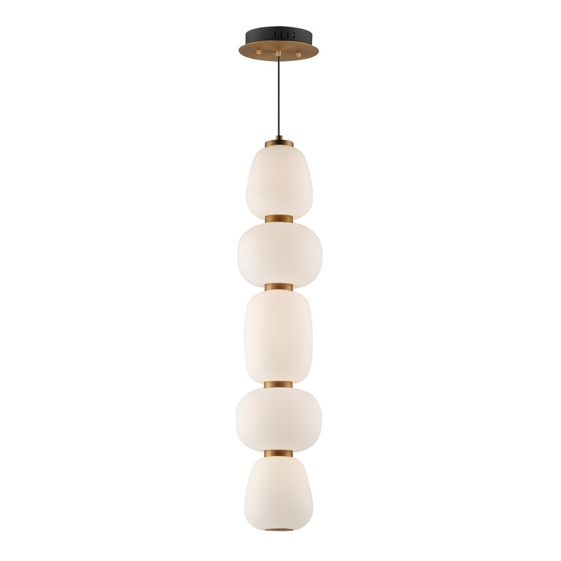 ET2 E25165-92BKGLD LED Pendant, Black / Gold