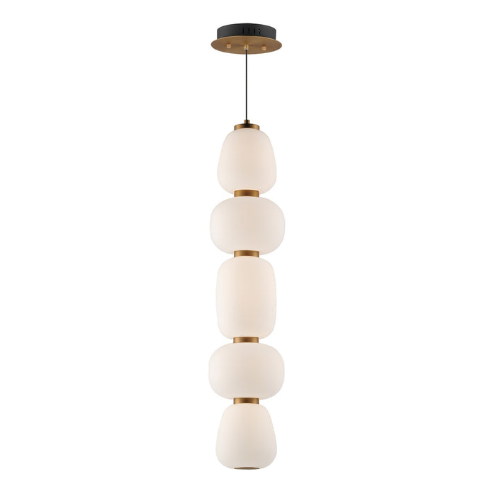 ET2 E25165-92BKGLD LED Pendant, Black / Gold