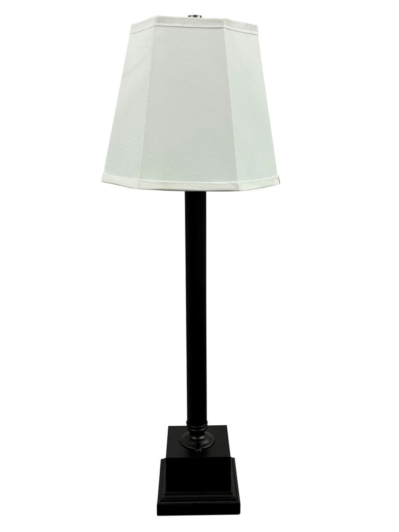 House of Troy B955-BLK One Light Table Lamp, Black