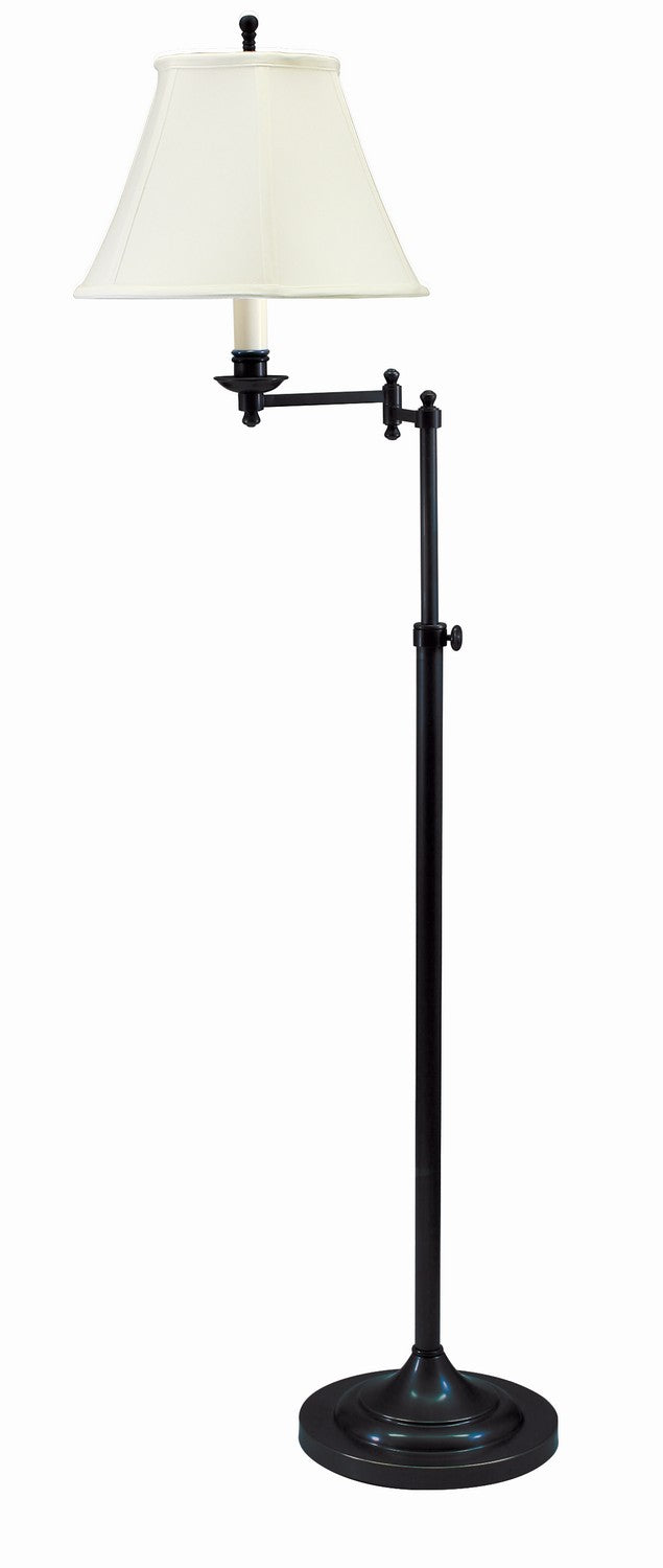 House of Troy CL200-BLK One Light Floor Lamp, Black