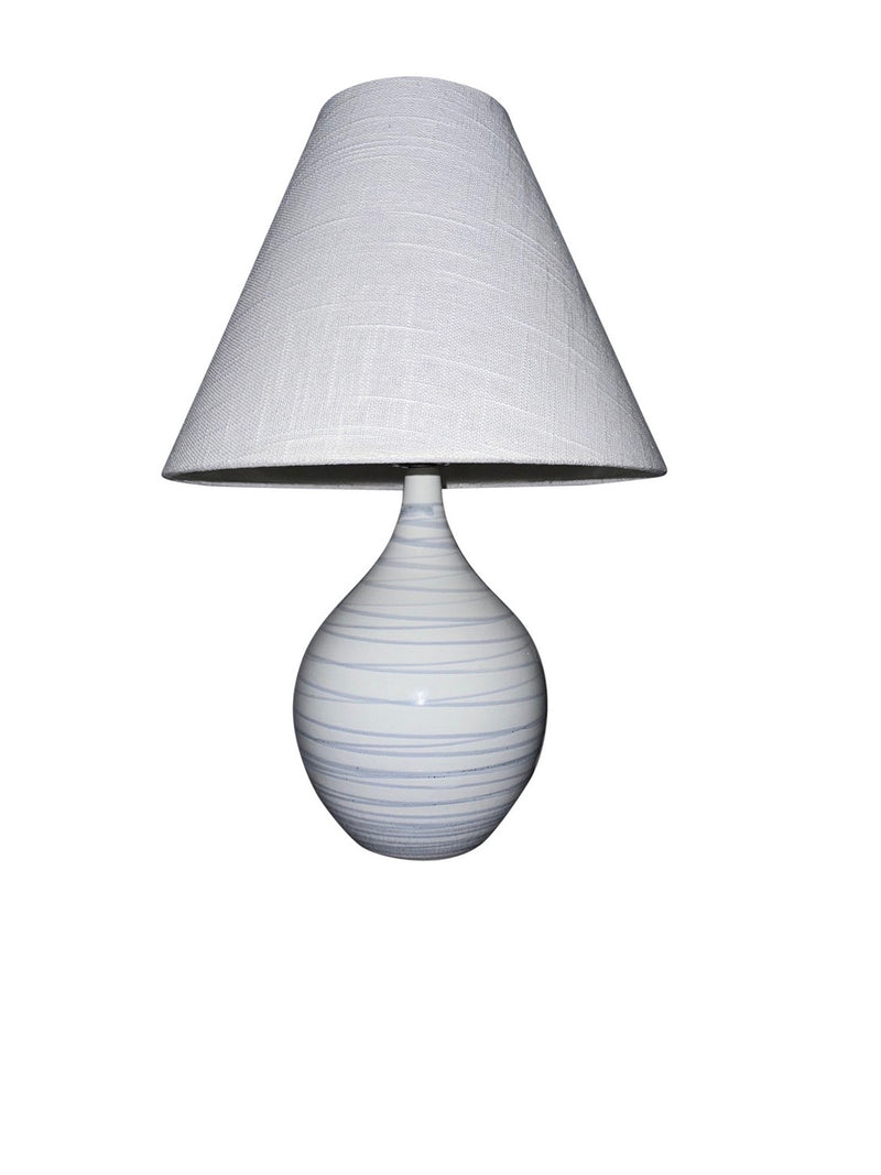 House of Troy GS200-PL One Light Accent Lamp, Pearl Blue