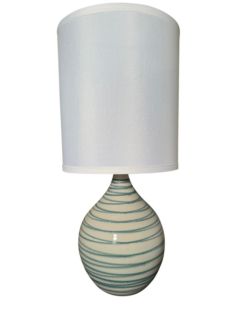 House of Troy GS201-EW One Light Table Lamp, Emerald Wave