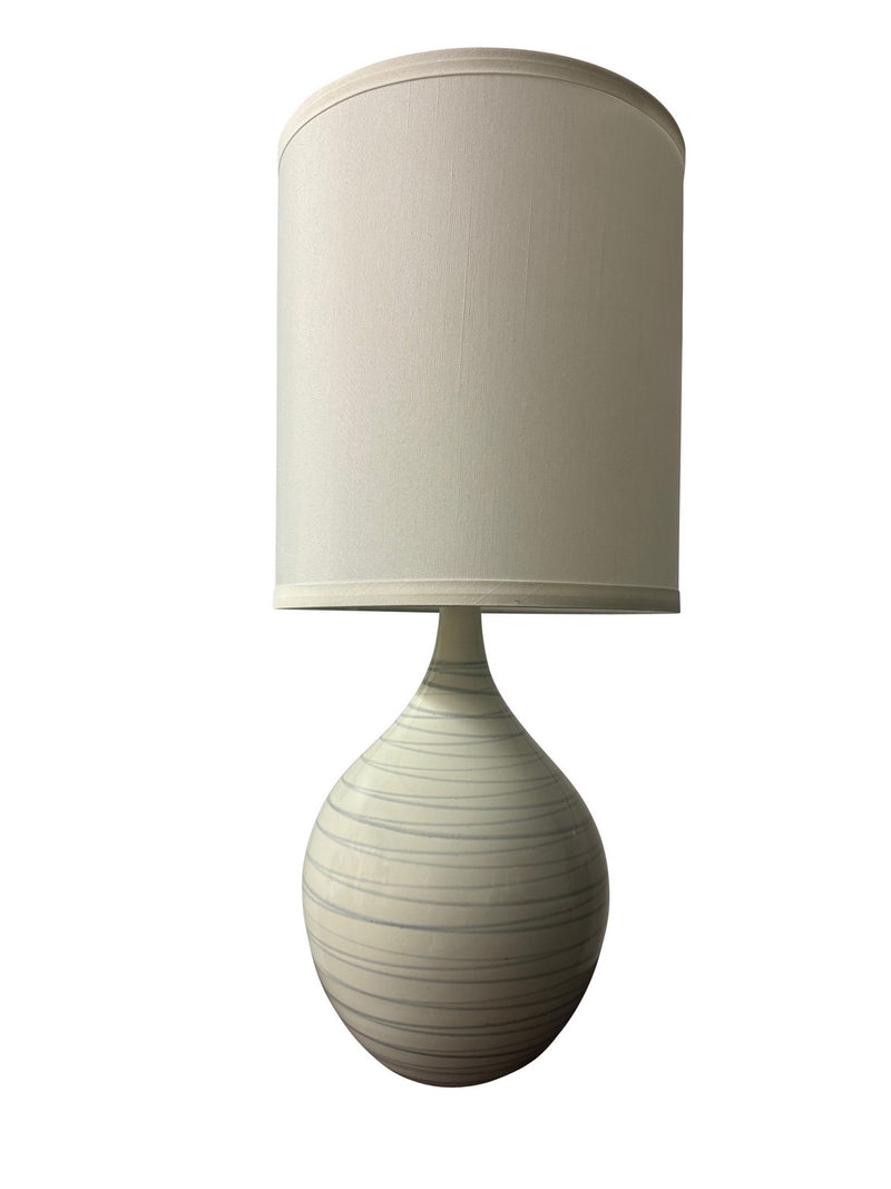 House of Troy GS201-PL One Light Table Lamp, Pearl Blue