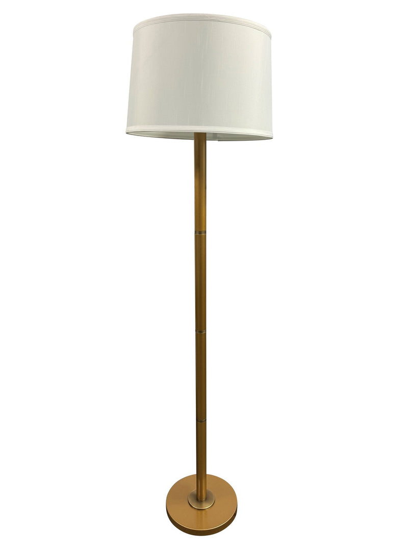 House of Troy RU703-HGAB Three Light Floor Lamp, Heritage Gold/Antique Brass