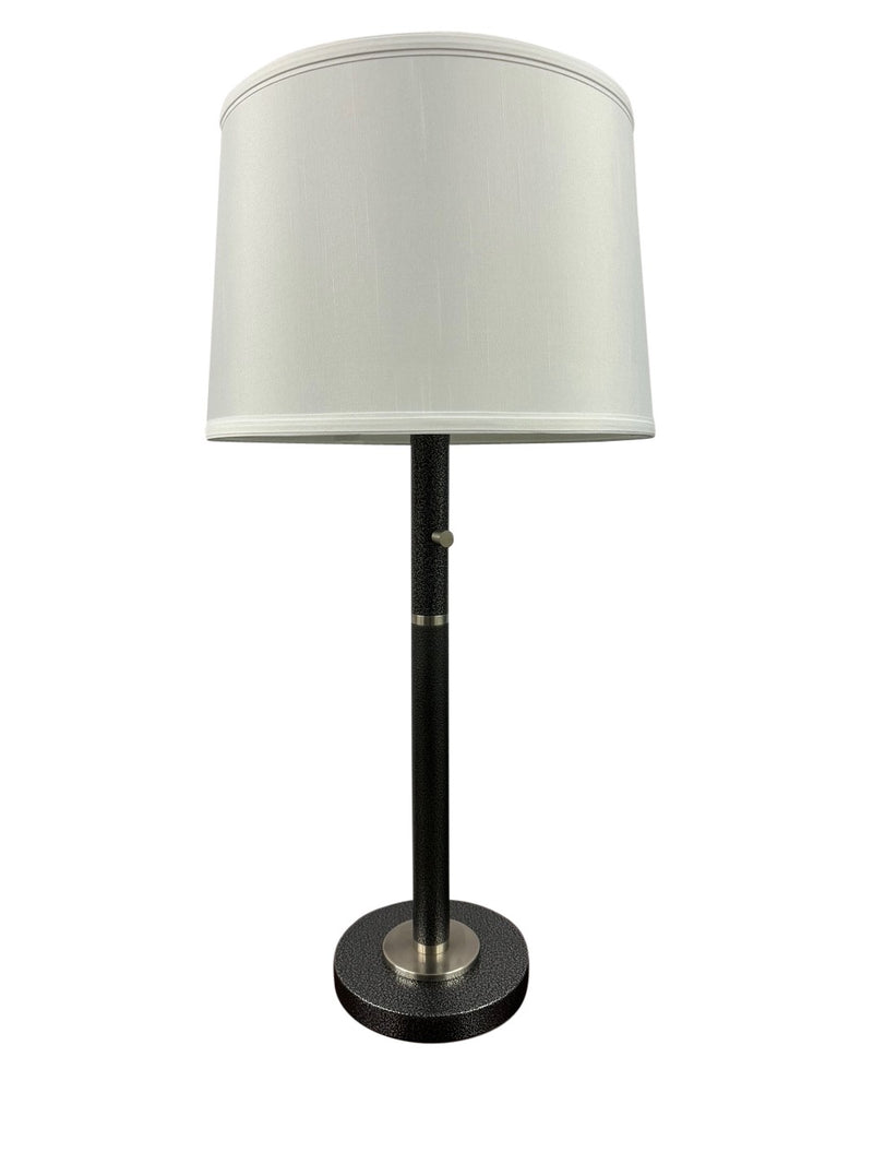 House of Troy RU750-SS Three Light Table Lamp, Supreme Silver