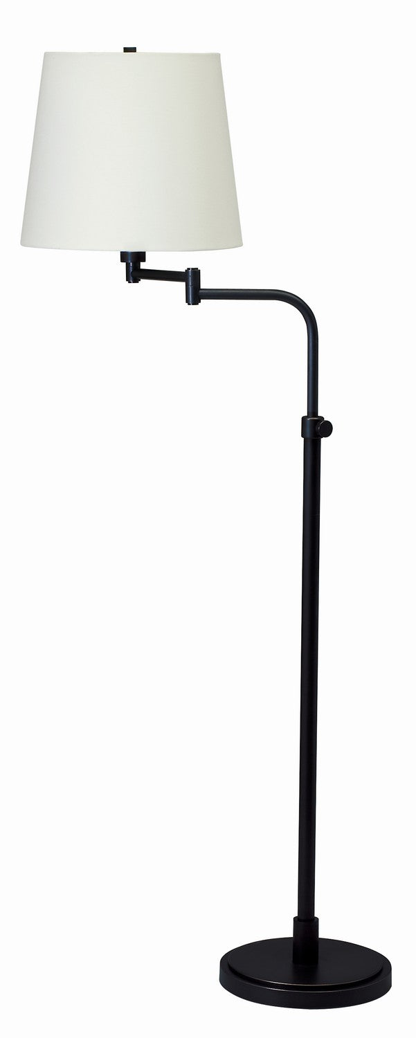 House of Troy TH700-BLK One Light Floor Lamp, Black