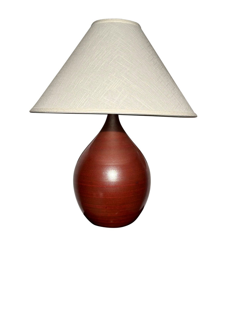 House of Troy GS900-IR One Light Table Lamp, Iron Red