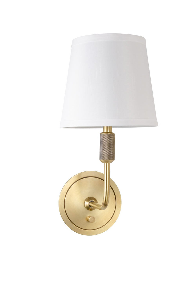 House of Troy KL325-BB One Light Wall Lamp, Brushed Brass