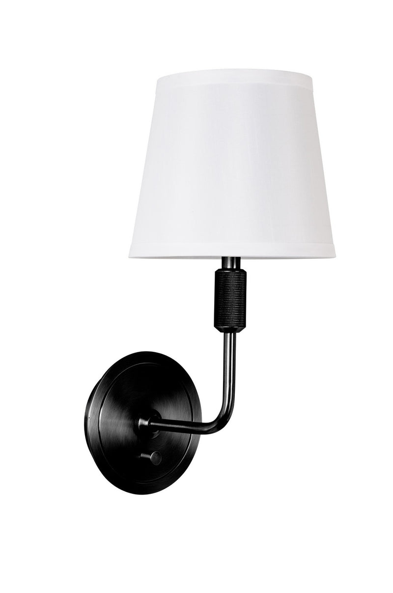 House of Troy KL325-BLK One Light Wall Lamp, Black