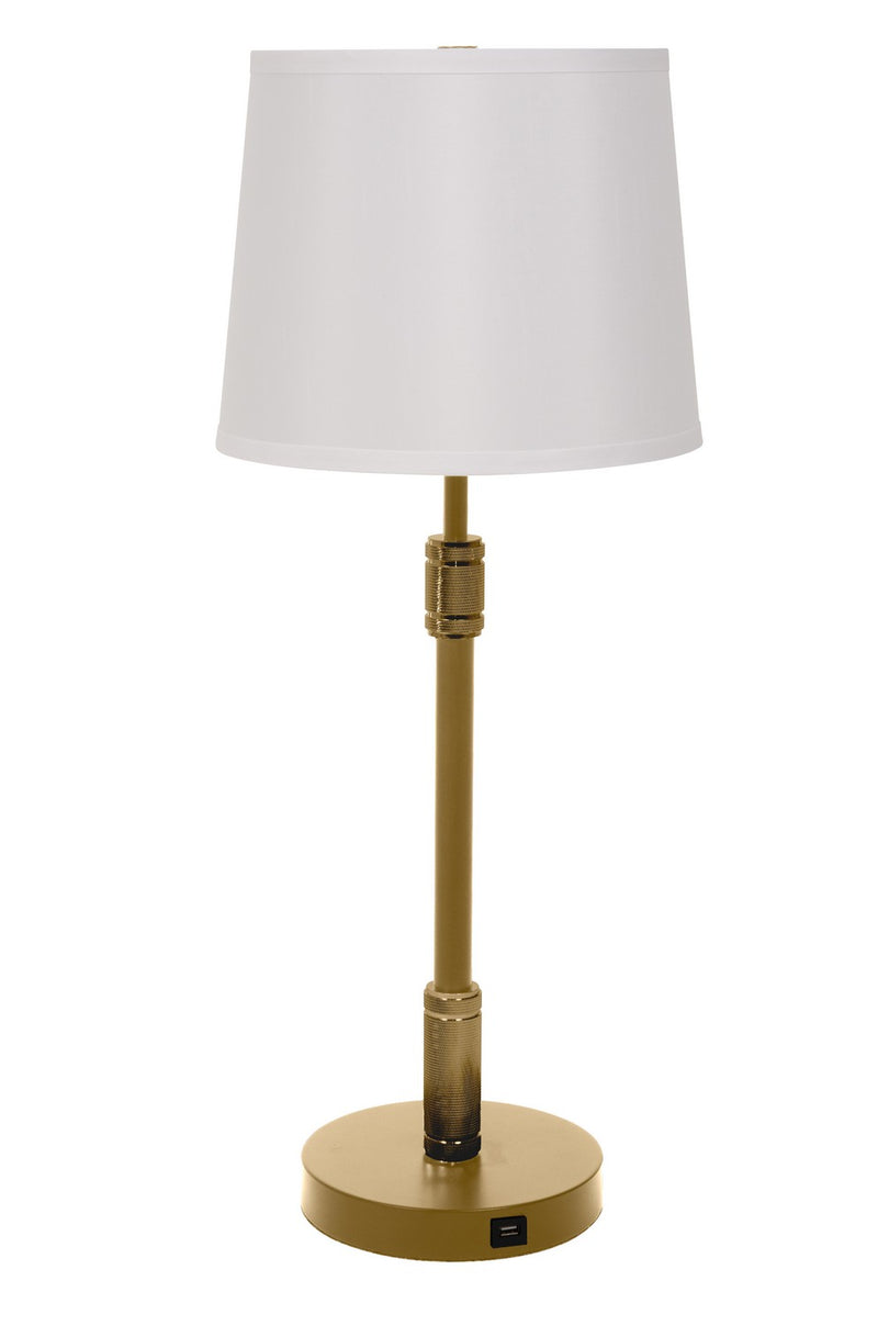 House of Troy KL350-BB One Light Table Lamp, Brushed Brass