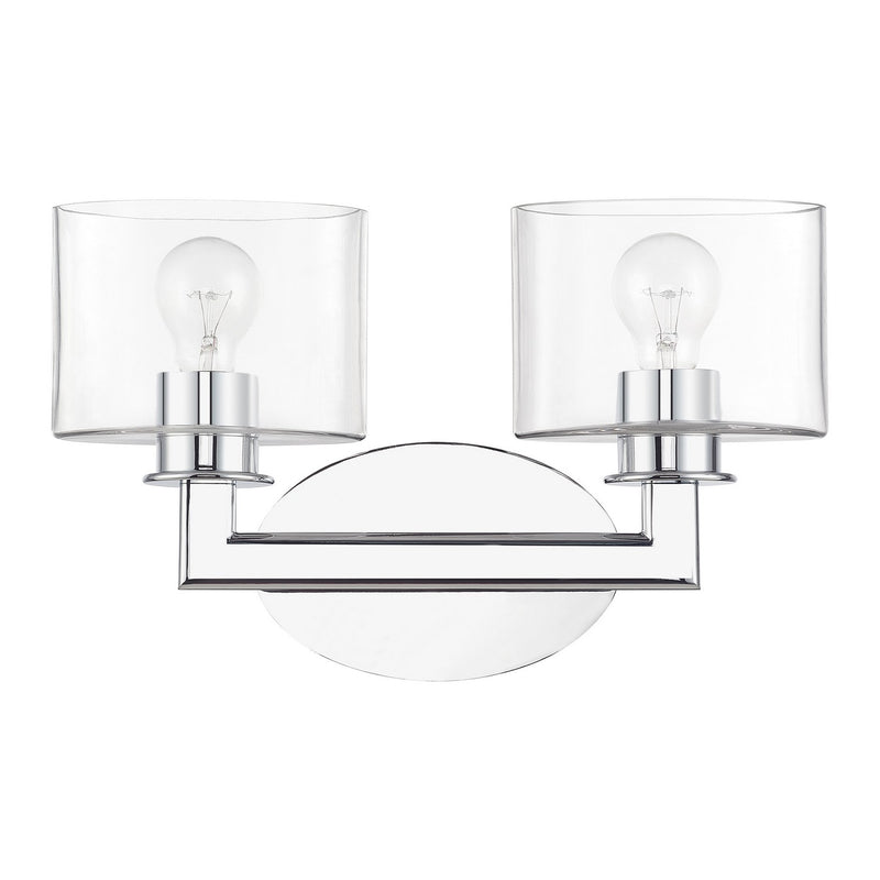 Livex Lighting 17912-05 Two Light Vanity Sconce, Polished Chrome