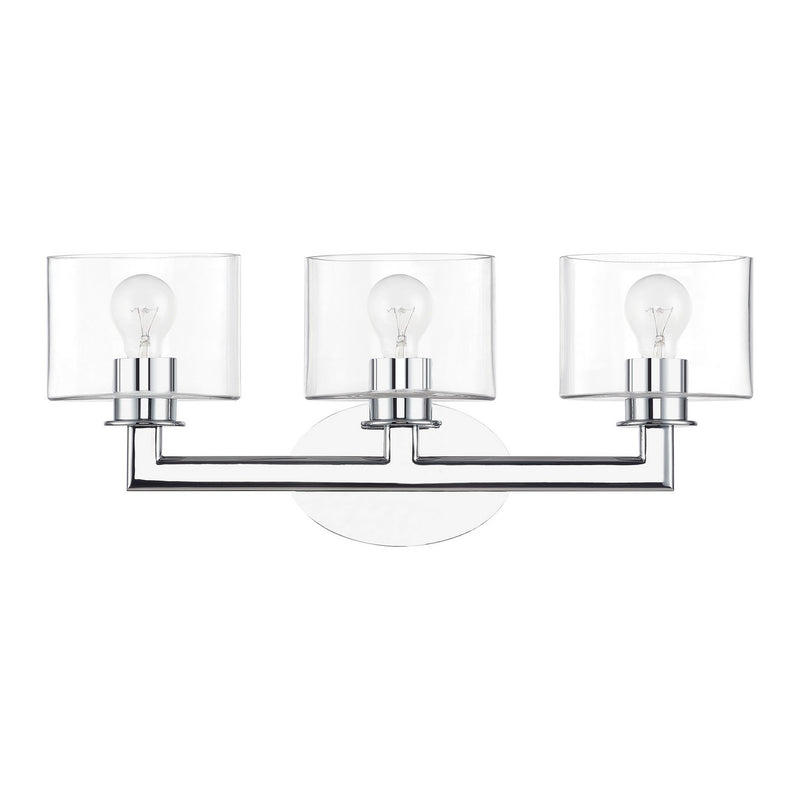 Livex Lighting 17913-05 Three Light Vanity Sconce, Polished Chrome