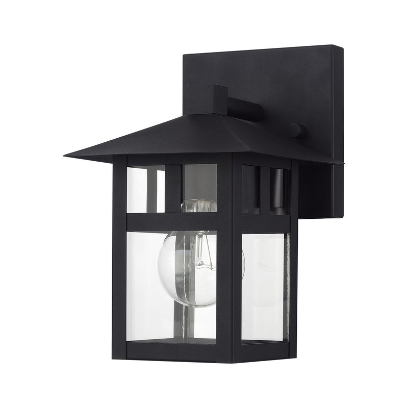 Livex Lighting 21321-14 One Light Outdoor Wall Lantern, Textured Black