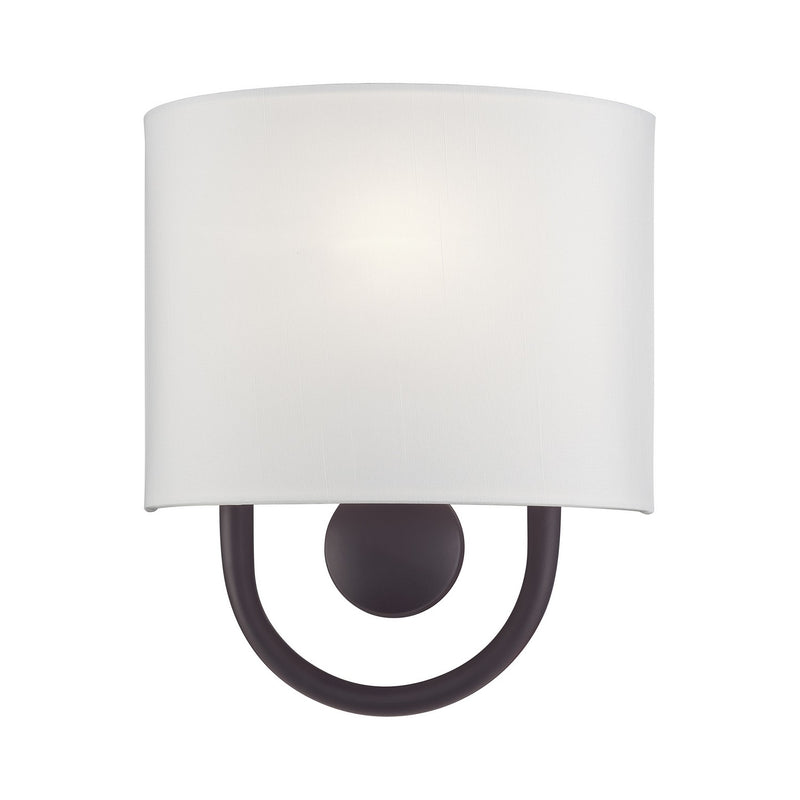 Livex Lighting 42891-07 One Light Wall Sconce, Bronze