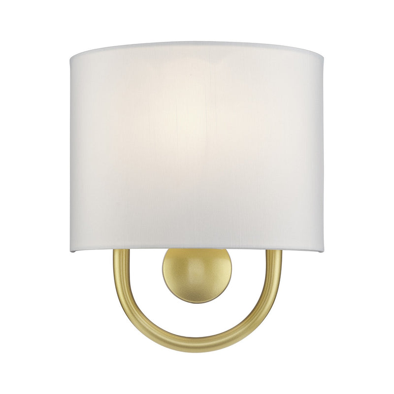Livex Lighting 42891-33 One Light Wall Sconce, Soft Gold