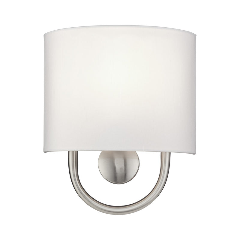 Livex Lighting 42891-91 One Light Wall Sconce, Brushed Nickel