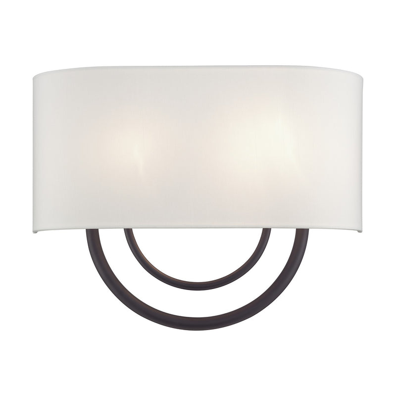 Livex Lighting 42893-07 Two Light Wall Sconce, Bronze