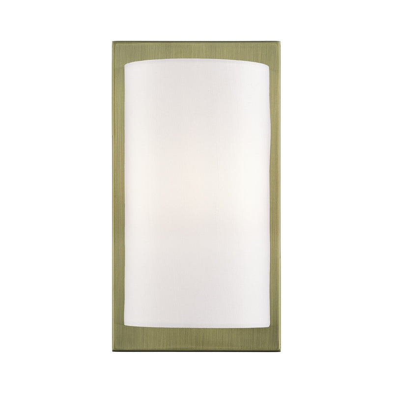 Livex Lighting 50860-01 One Light Wall Sconce, Antique Brass