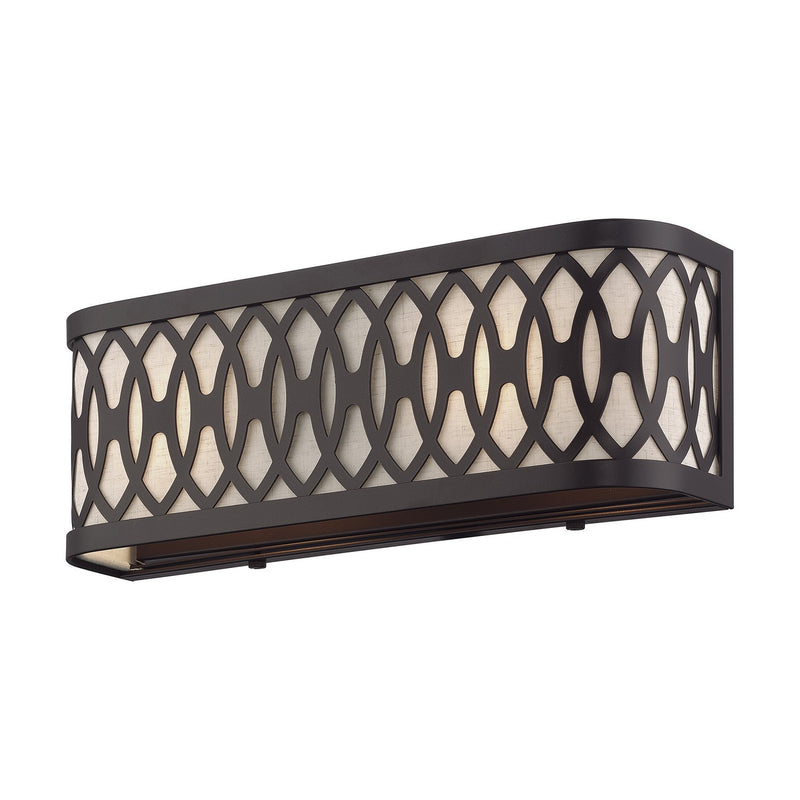 Livex Lighting 53430-92 Two Light Wall Sconce, English Bronze