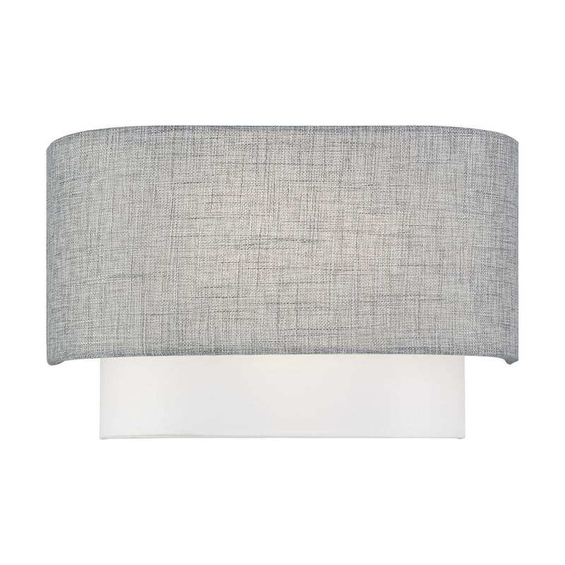Livex Lighting 60012-91 Two Light Wall Sconce, Brushed Nickel