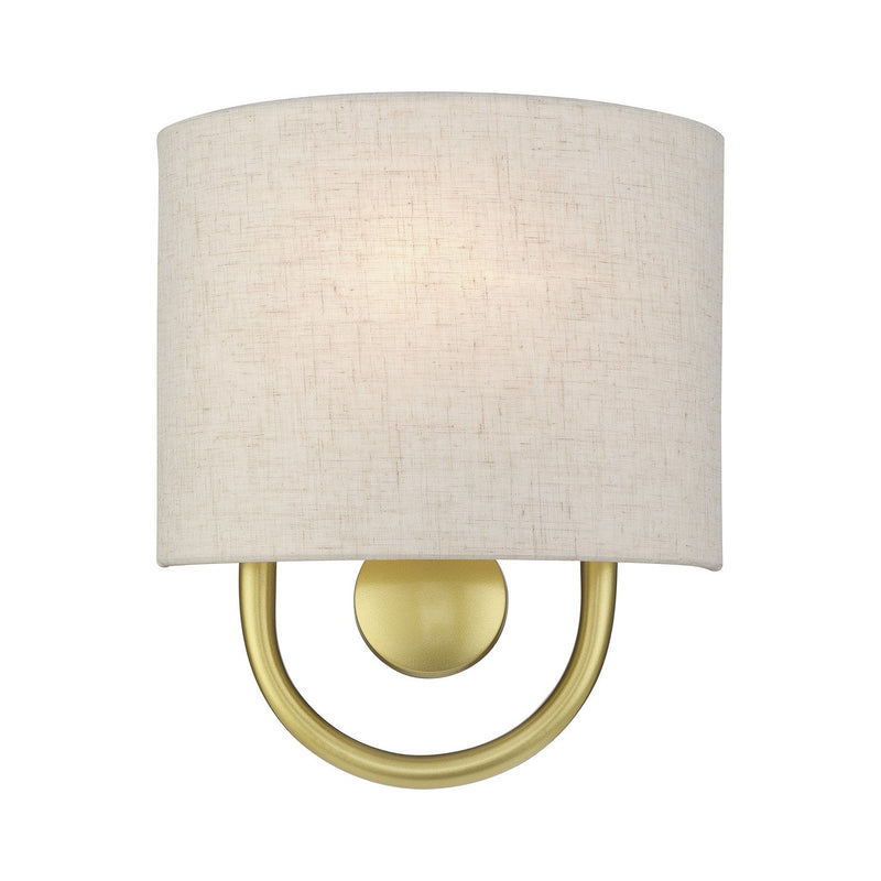 Livex Lighting 60271-33 One Light Wall Sconce, Soft Gold