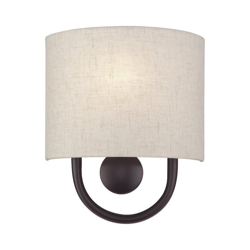 Livex Lighting 60271-92 One Light Wall Sconce, English Bronze